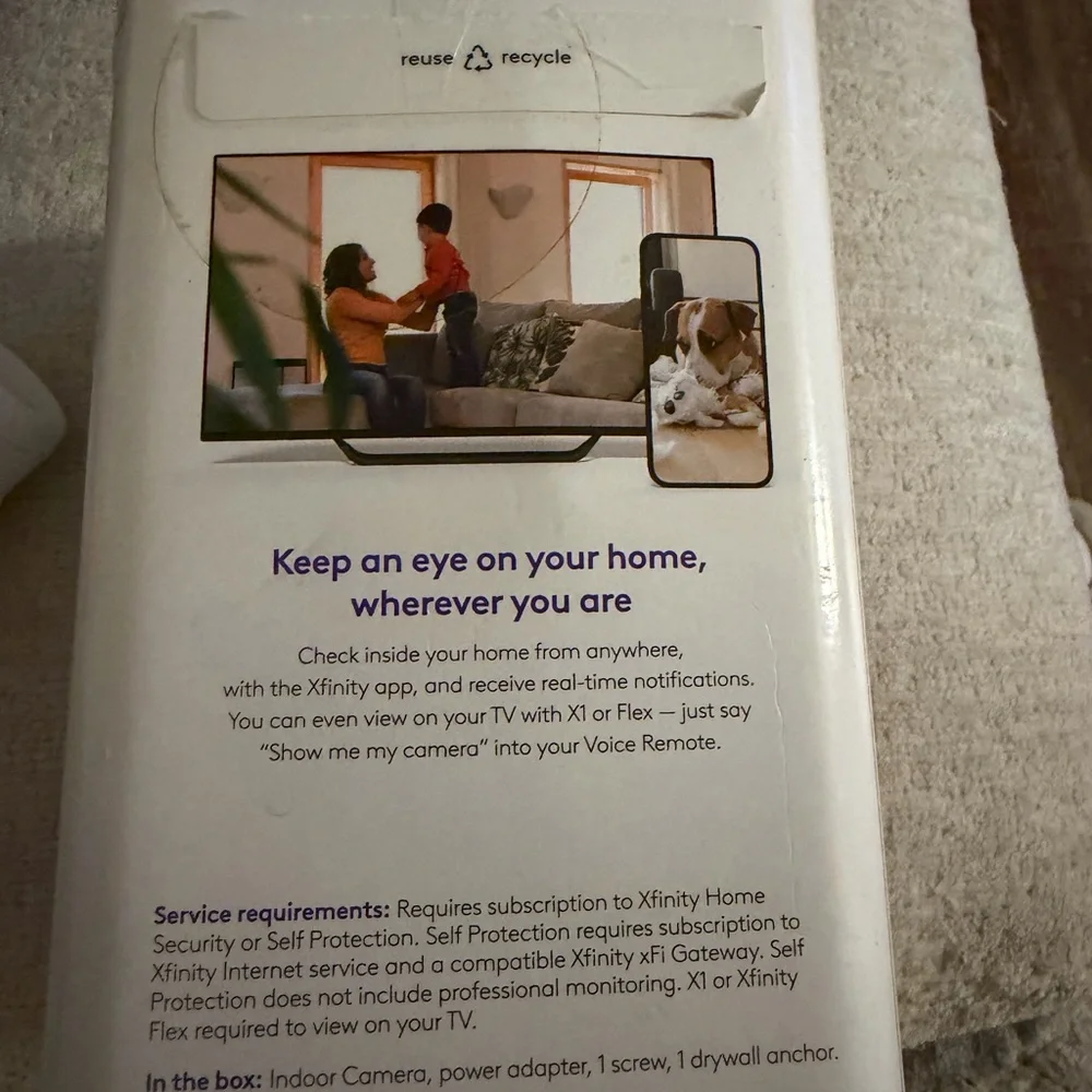 Xfinity White Indoor Camera
